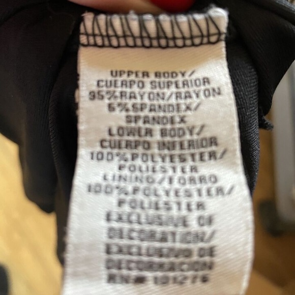 ECi NY Women’s Tunic Dress size 8 w/ Rosettes Black Sleeveless OFFERS WELCOMED f - Picture 3 of 11